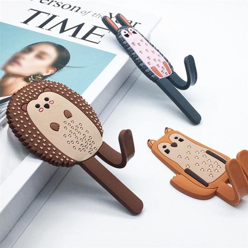4 stk magnetisk køleskab magnet kroge husholdning magnetiske kroge nordisk dyr magnetisk køleskab magnet krog (tilfældig stil)