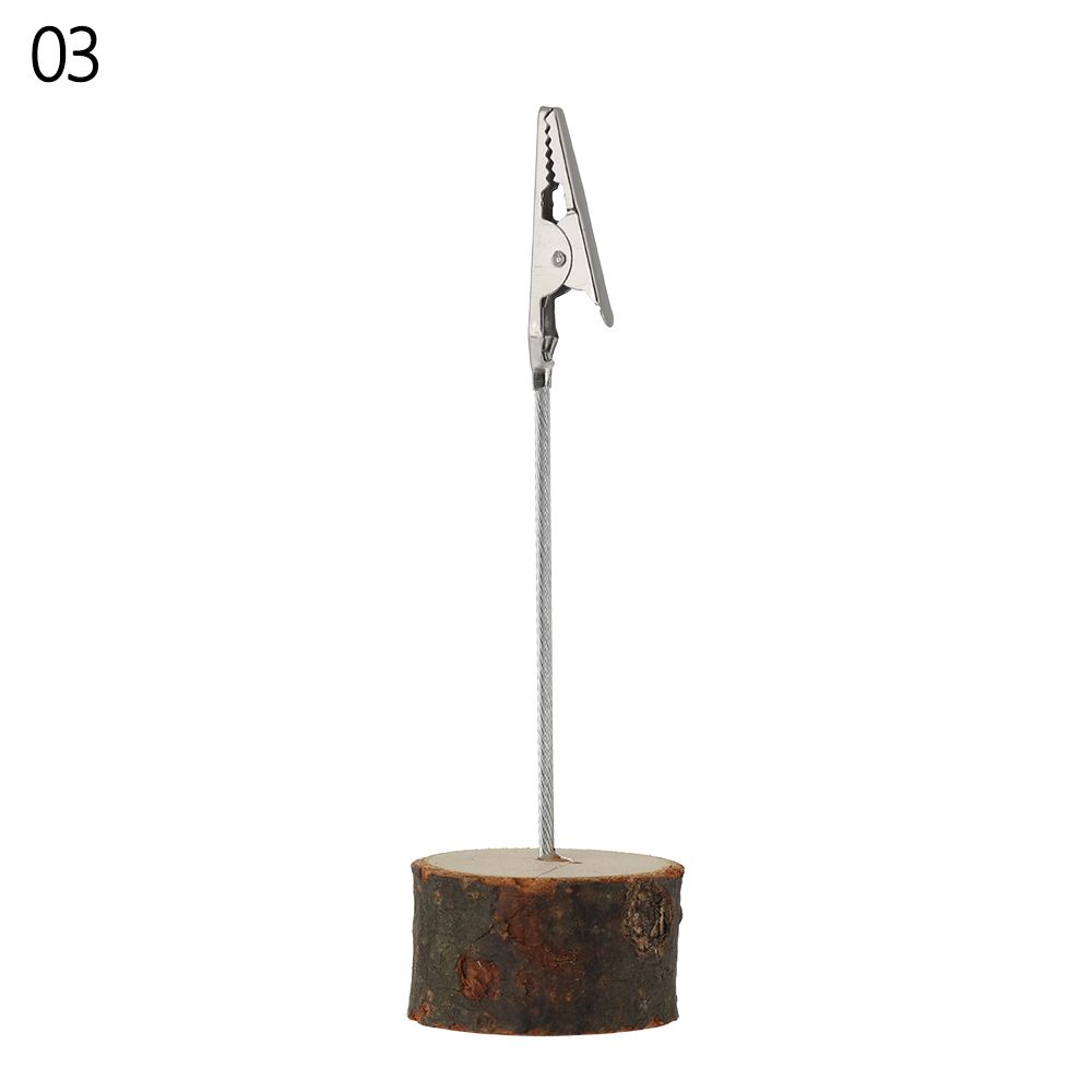 Pinces à documents de forme carrée, décoration de bureau, support de dossier de messages, carte de Place, Clips de Photos, support de chiffres de Table: 3