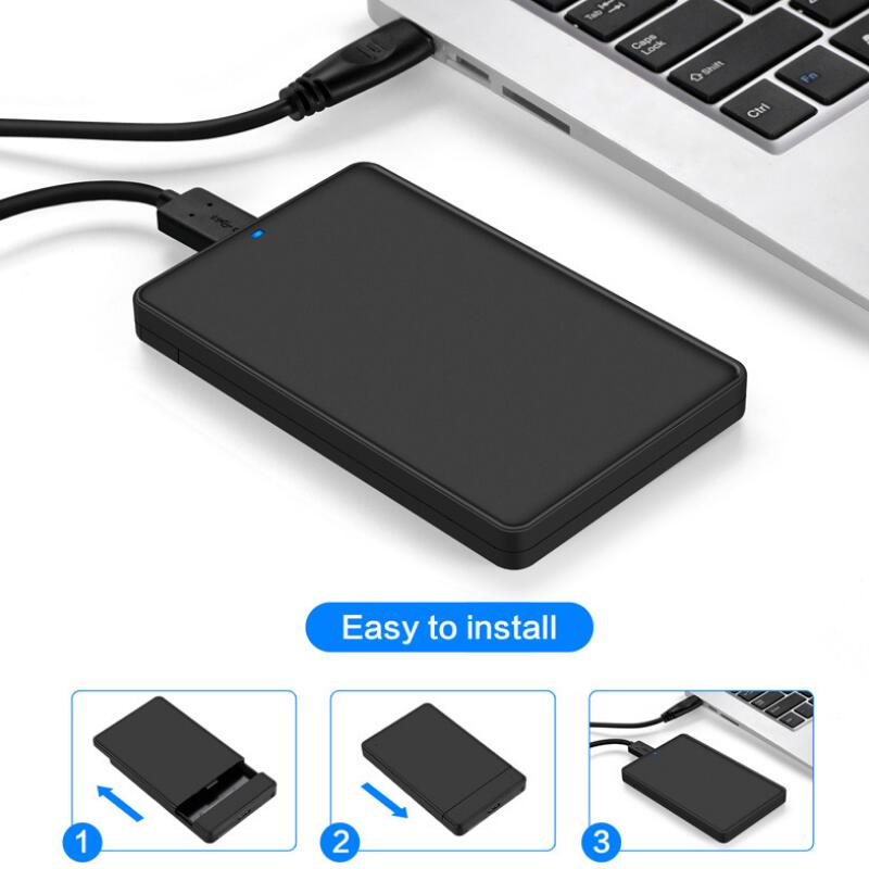 2.5 inch SATA naar USB 3.0 SSD Adapter voor Samsung Seagate SSD 2 TB Harde Schijf Box Externe HDD behuizing Geheugenkaart Adapters