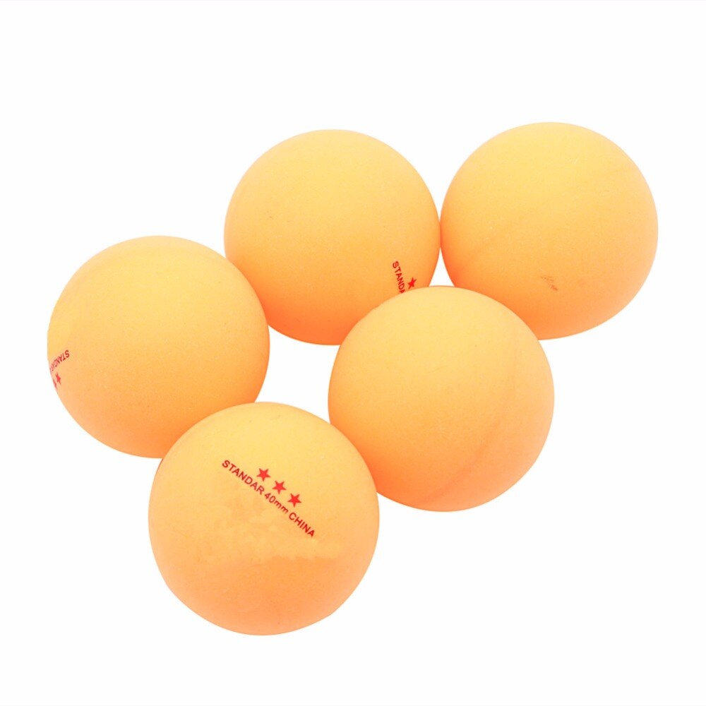 OOTDTY Ping Pong Balls 50Pcs 3 Star Standard 40mm Olympic Table Tennis Orange Ping Pong Balls Games