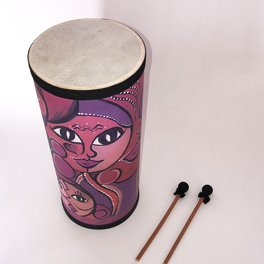1 Set Unique Ethnic Indian Drum Indian Drum with Mallet Children Teaching Aid