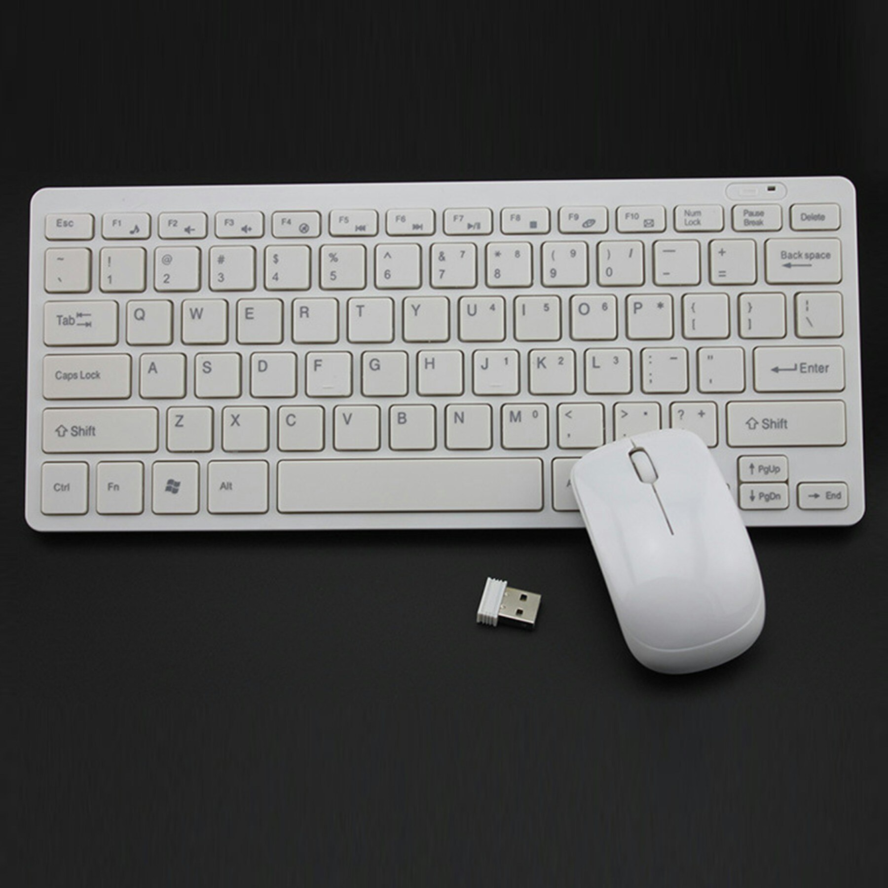 Ergonomic Mini wireless keyboard and mouse setting board Lightweight office wireless keyboard, with long-distance use 10m JP-1