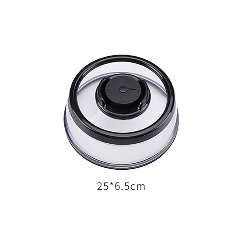 Køkken vakuum dæksel fødevarekonservering dæksel tætning dæksel køleskab bord køkken instant sealer sprød praktisk husholdning: 25 x 6.5cm