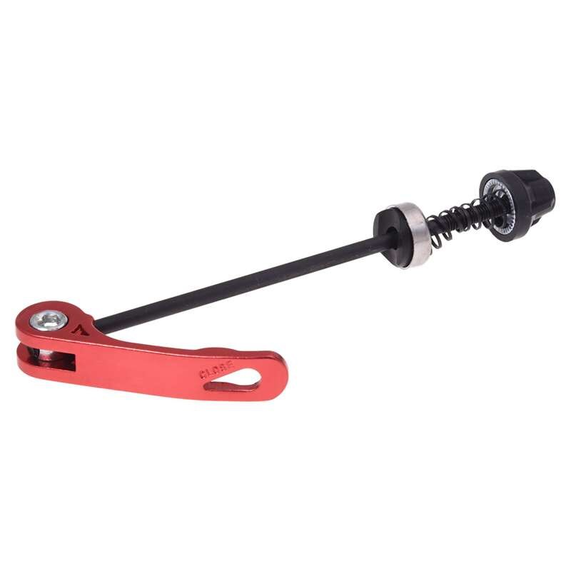 Pair MTB Bike Wheel Skewer Quick Release QR Front Rear Axle Red