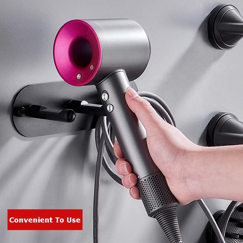 Wall Mount Föhn Houder, zelfklevende Magneet Standhouder Opslag Rack Organizer Voor Dyson Supersonic Haar Föhn, Pow