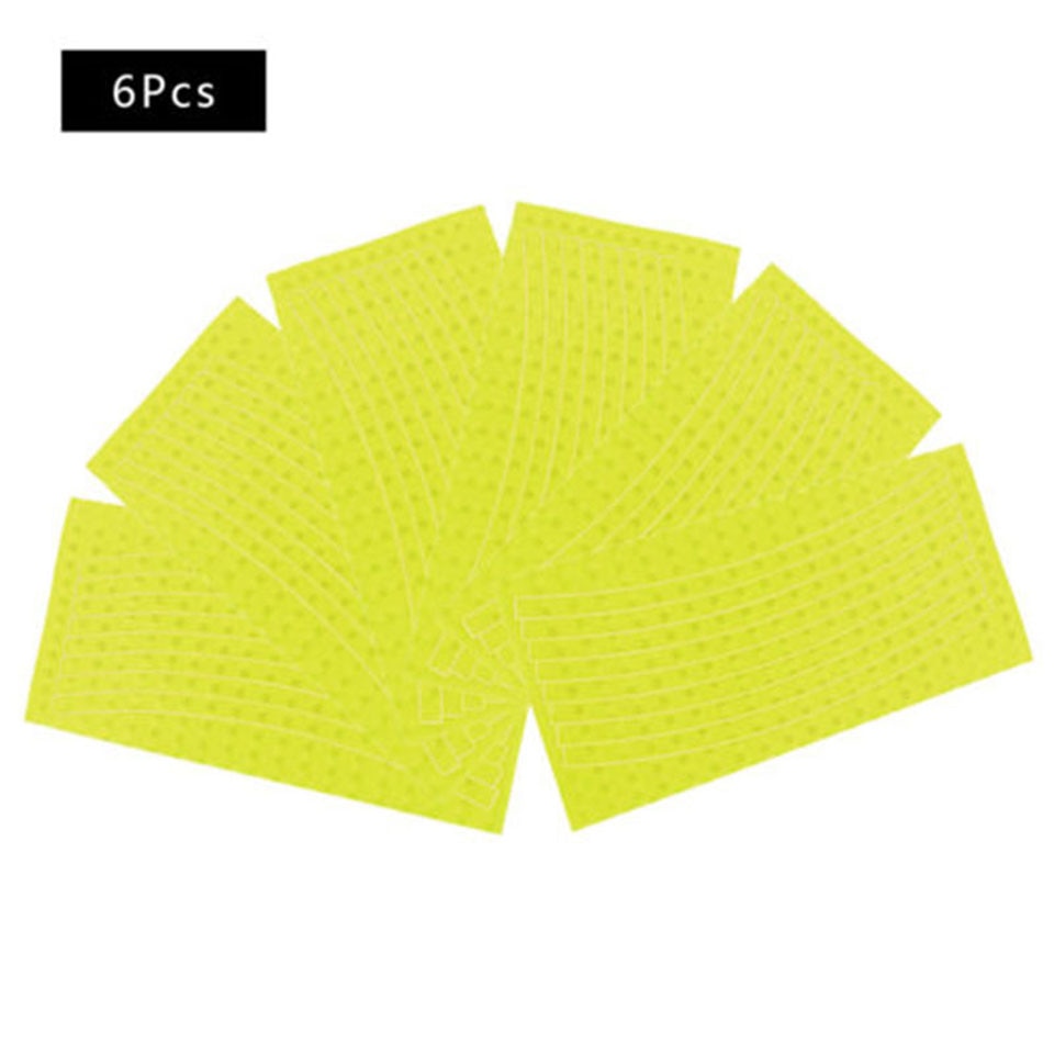 16 Strips Bike Sticker Decals Reflective Stickers Strip Bicycle Motorcycle Reflective Tape Sticker Bicycle Wheel Bike Accessorie