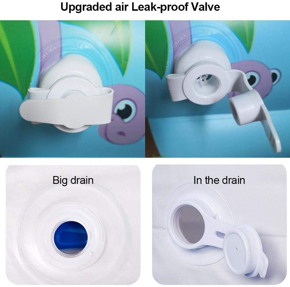 Inflatable Swimming Pool Enhanced Melt Technology Leak-Proof Swimming Pool 110CM Suitable for Outdoors Home Use