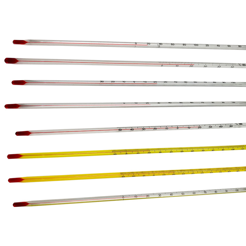 10PCS Alcohol red liquid glass thermometer red water thermometer glass rod thermometer industrial experiment chemical
