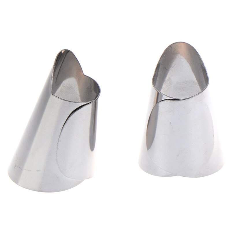 1/2pcs Stainless Steel Kitchen Cutting Protection Tools Finger Protectors Peanut Sheller Vegetable Nuts Peeling Finger Guard