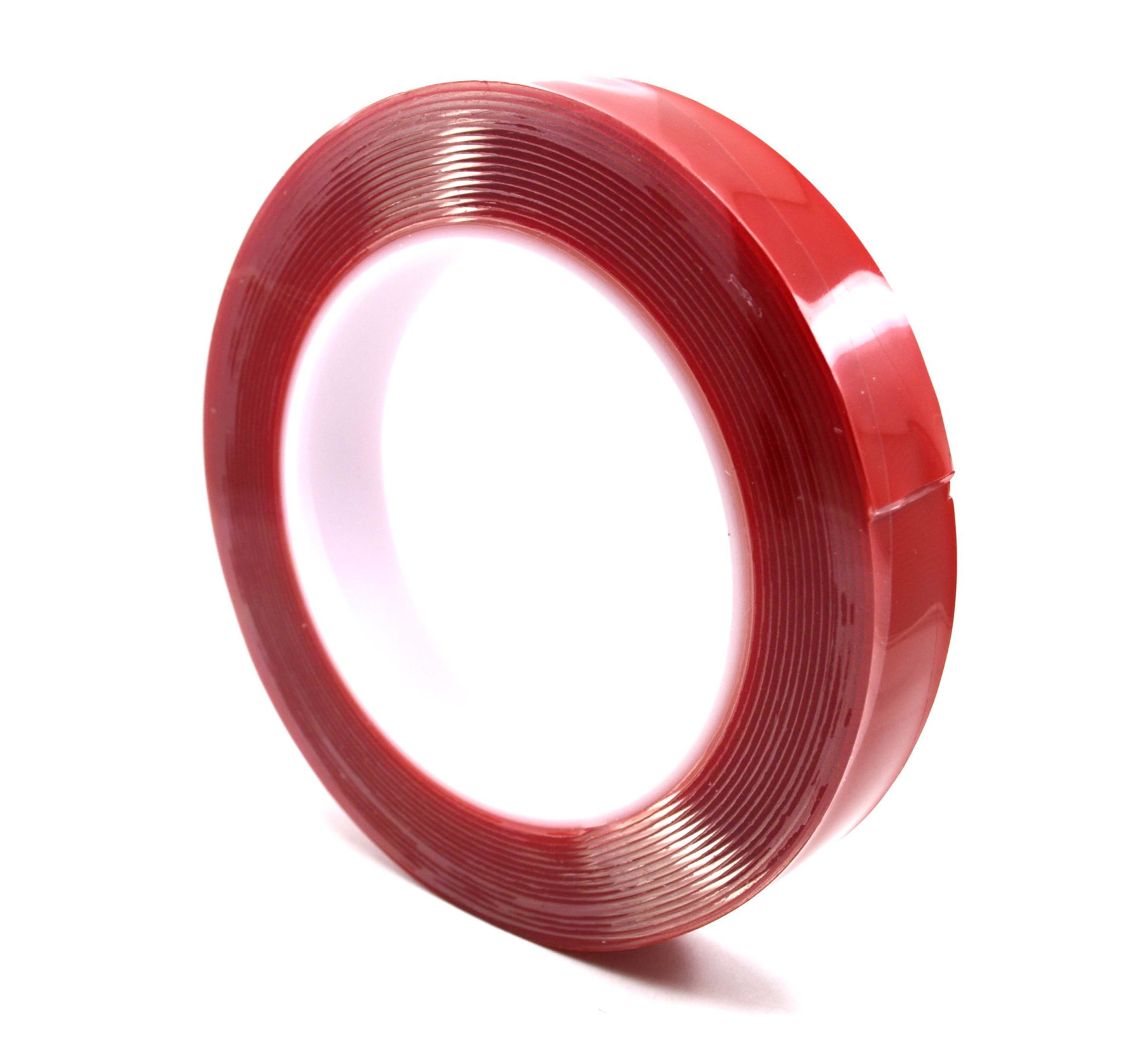 5 meter dubbelzijdige transparante elastische siliconenband van acryl 20mm
