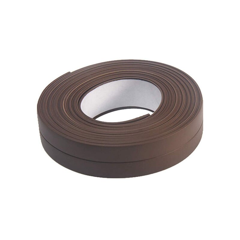 Aanrecht Badkamer Kloof Strip Pvc Tape Waterdichte Meeldauw Zelfklevende Zwembad Water Seal Sterke Zelfklevende Tape: 3.2m  Brown