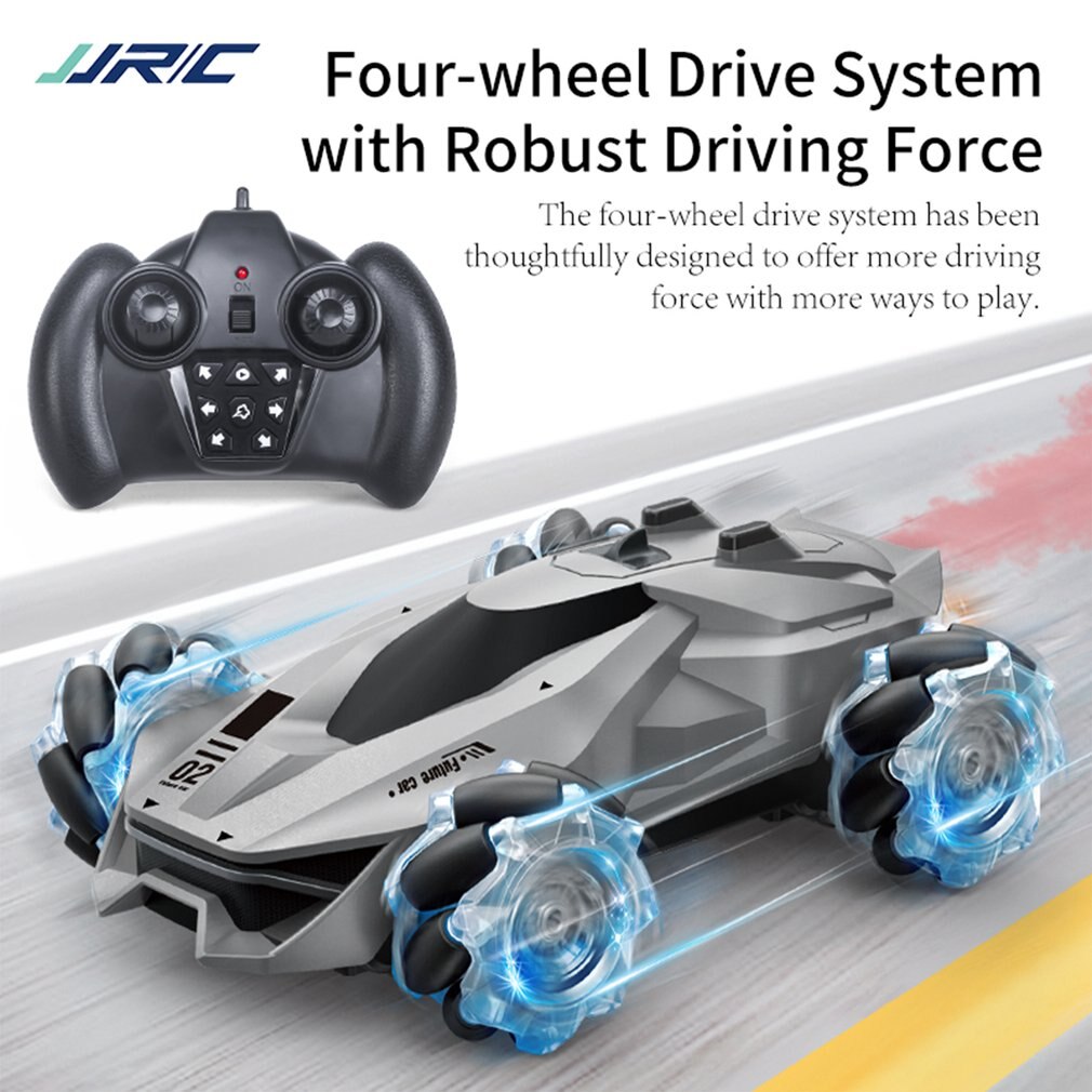 JJRC Q92 1:24 2,4G 4WD 360 Grad kippen Simulation sprühen Nacht Blendung Wirkung Reifen Dynamische Klang Wirkung RC Kunststück Auto Modelle spielzeug