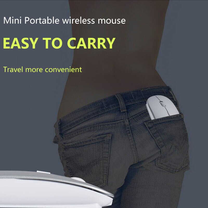 Wireless Mouse USB Receiver Rechargeable Mice for xiaomi/Dell/Hp/Lenovo/Acer/Asus Silent Bluetooth Mouse for Computer Laptop Pc