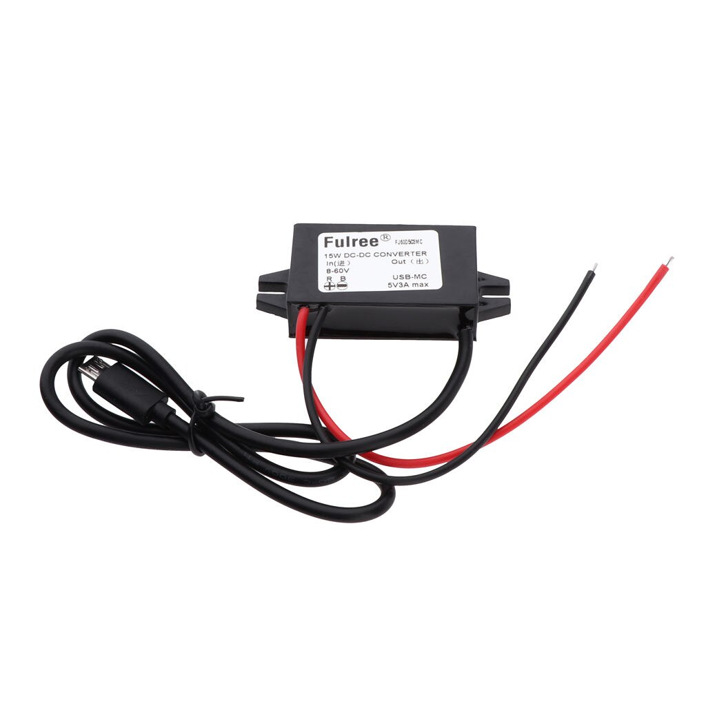 8-60V Naar 5V Micro Usb Dc/Dc Buck Converter Auto Auto Power Module