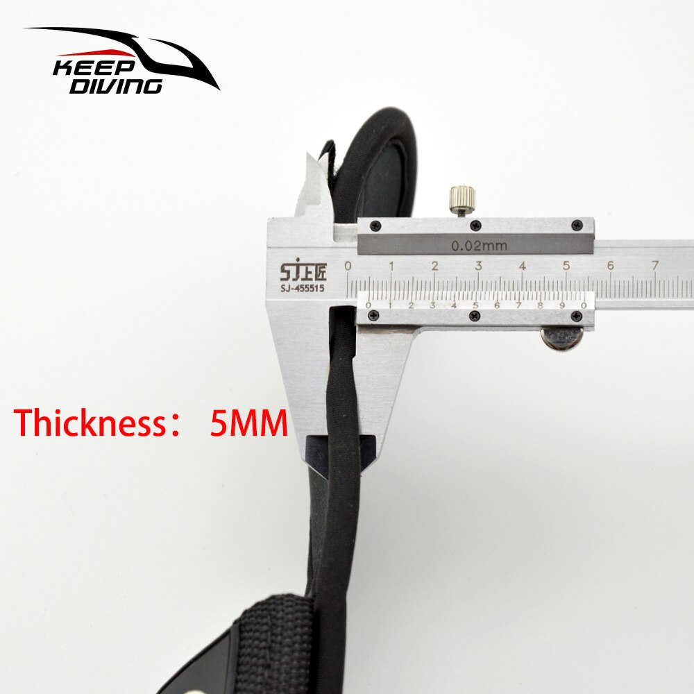 Almohadilla de neopreno para buceo BCD, cubierta de hombro de arnés de submarinismo acoplable de 5CM de ancho, almohadilla de hombro de montaje trasero, 5MM de espesor