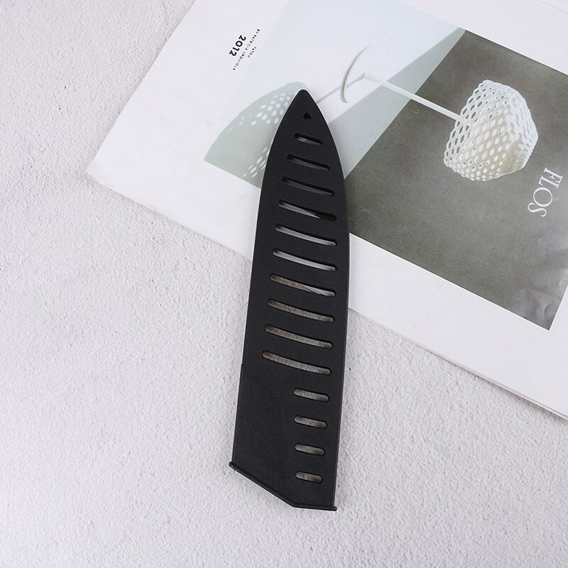 Black Plastic Kitchen Knife Blade Protector Sheath Cover For 8 Inches Knife