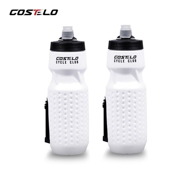Innovation costelo magnetisk flaskeholder bur cykel vandflasker ud sport vandflaske ,710ml kolbe presning: Hvid 2 stk
