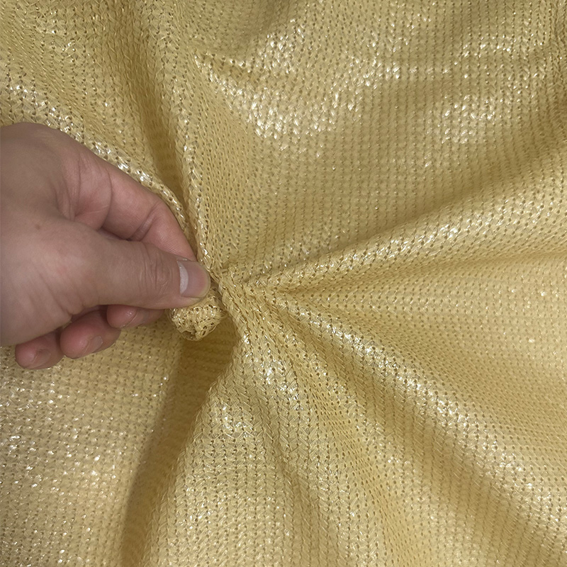 Beige shading net, UV protection, plant shed, outdoor sunshade umbrella, mesh cloth, HDPE sunscreen cloth