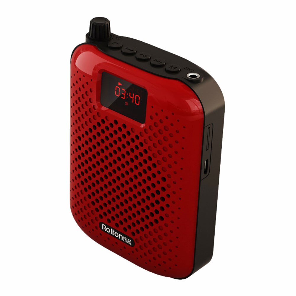 Microfono didattico durevole pratico altoparlante Bluetooth amplificatore vocale ricarica USB guida facile da usare super potenza portatile