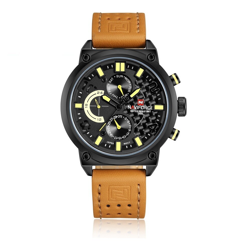 NAVIFORCE9068 Men's Water Belt Watch Quartz Watch Men's