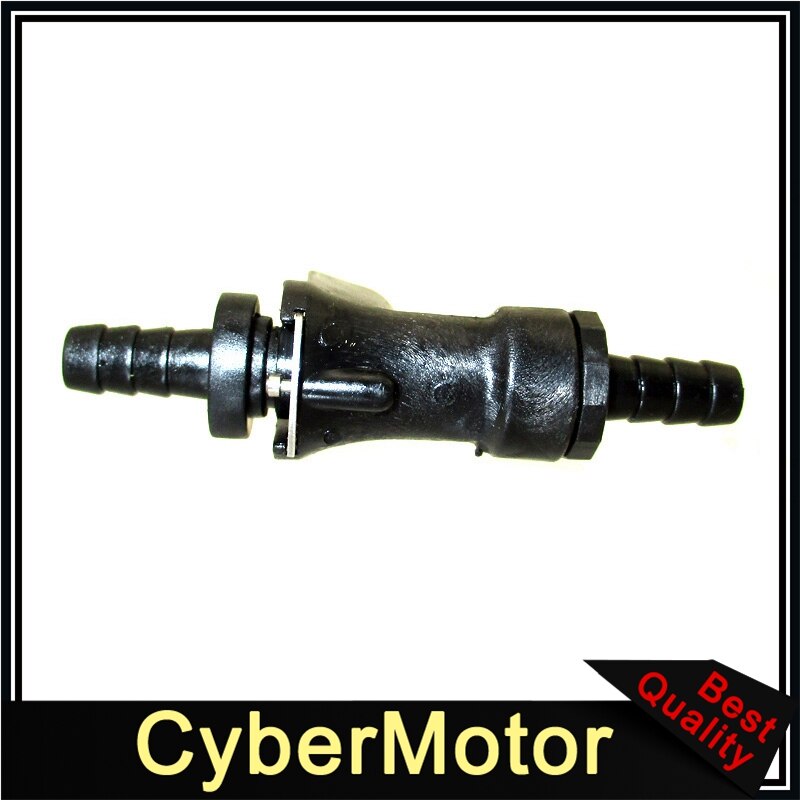 5/16" Gasoline Fuel Line Quick Release Disconnect Coupling For Motorcycle ATV Single Shut Off