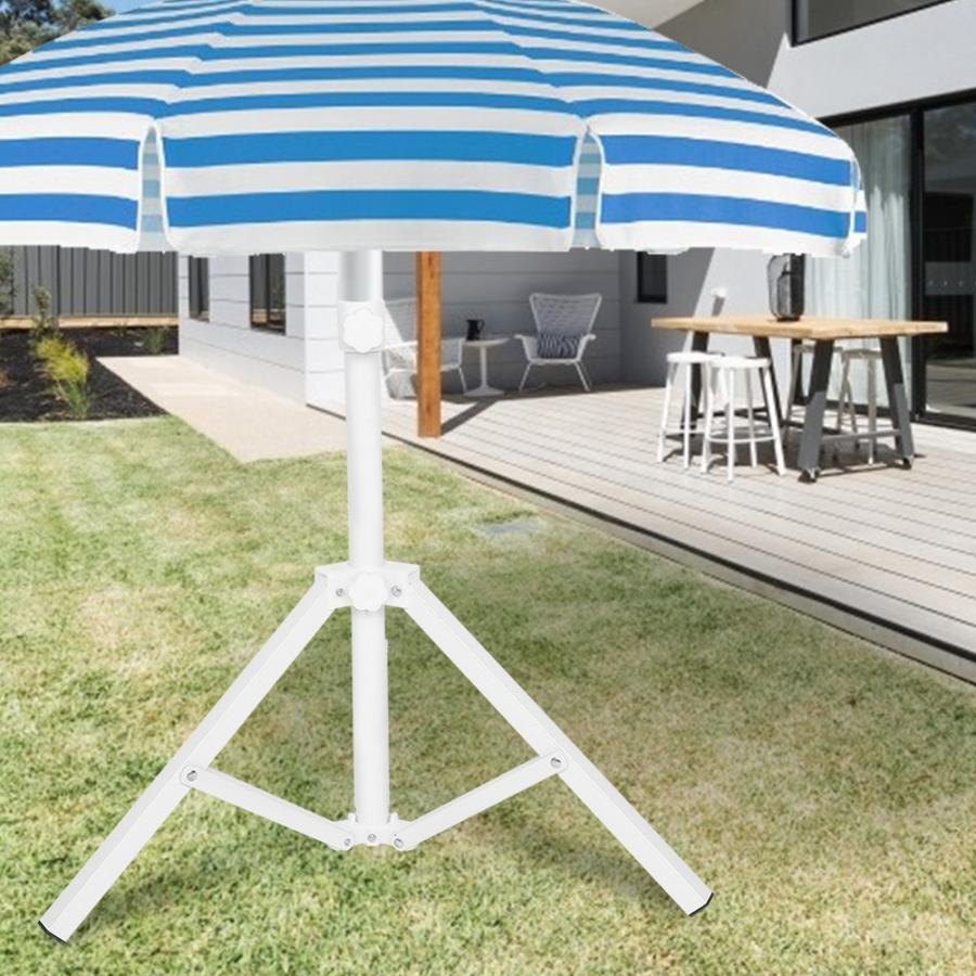 Binnenplaats parasolstandaard strand parasolhouder opvouwbare tuin parasolvoet ijzer voor strand parasols met verschillende diameters