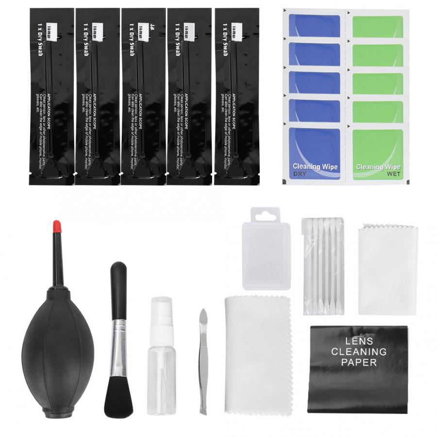 12PCS Camera Cleaner Cleaning Set Digital Camera PC Laptop Keyboard Dust Cleaner Tools