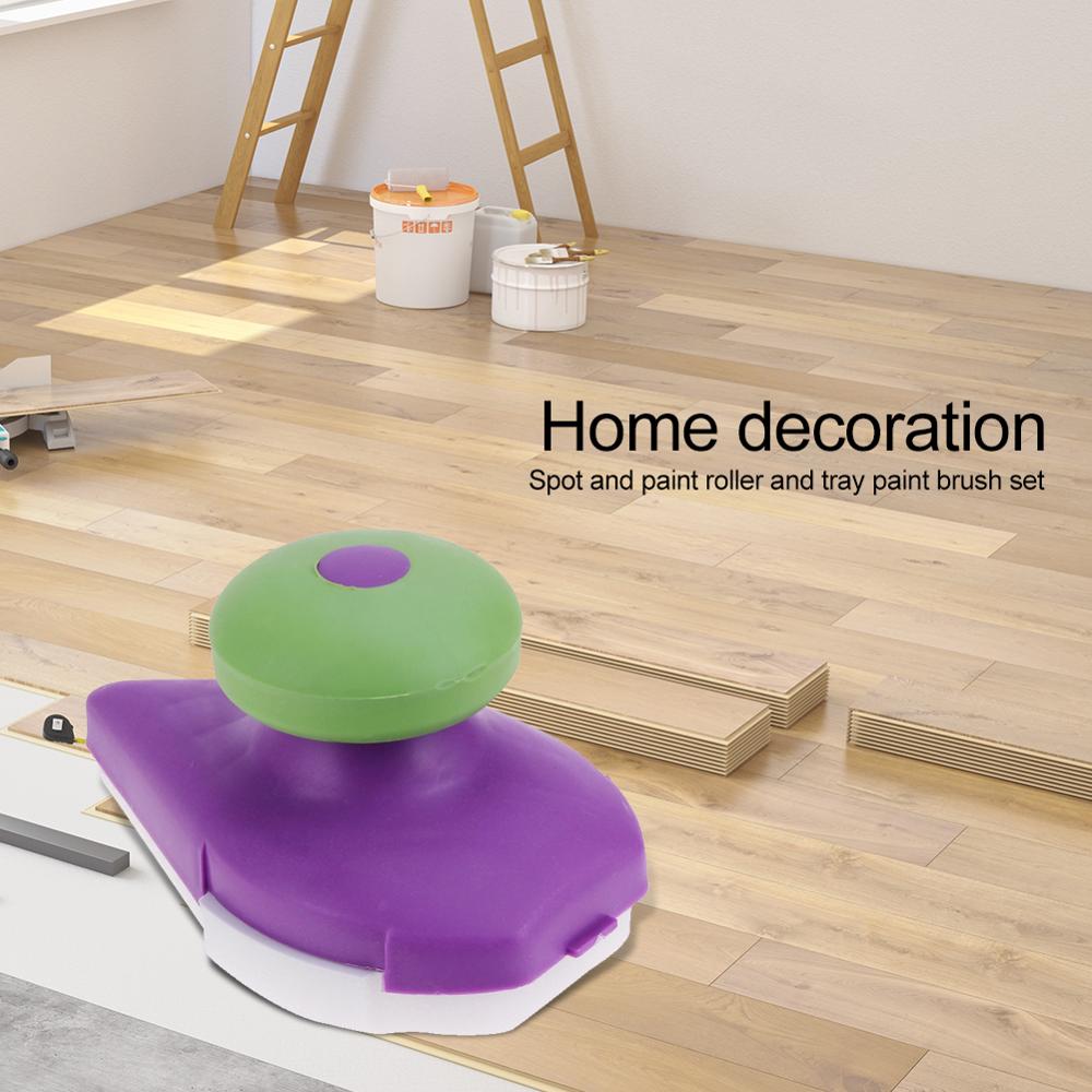 Cuadro de pared, bandeja con rodillo, cuadro de pared doméstico, esponja para pintura, almohadilla con rodillo, juego de pinceles para pintar, herramienta de decoración del hogar