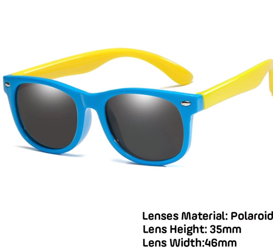 Kids Gepolariseerde Zonnebril TR90 Jongens Meisjes Zonnebril Siliconen Veiligheidsbril Cadeau Voor Kinderen Baby UV400 Eyewear: 06
