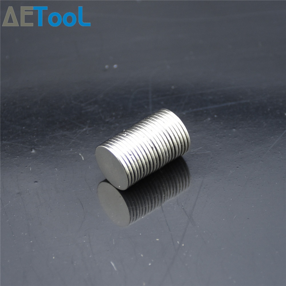 AETool 10/20/30/40 stuk N52 10mm x 1mm Sterke Ronde Magneten Dia 10 x 1mm Neodymium Magneet Zeldzame Aarde Magneet 10*1mm