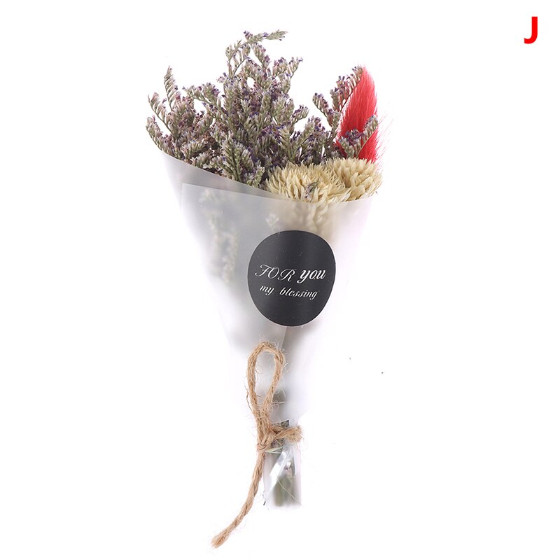 Tør blomst kunstigt krystalgræs til valentinsdag indretning mini buket gør det selv piger tørrede blomster fotografi rekvisit: J