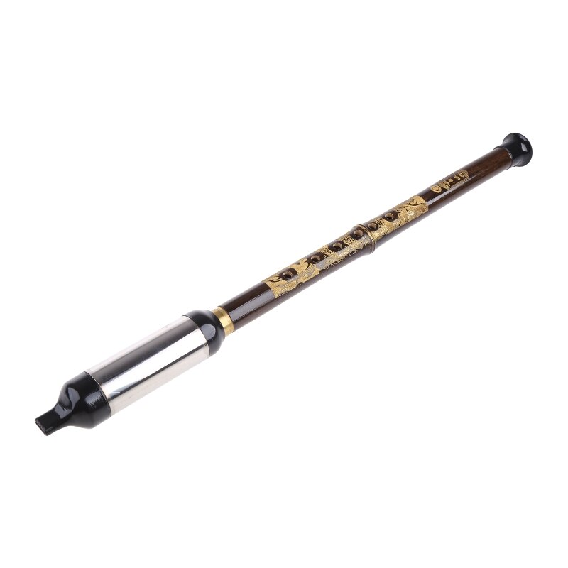 Flutes Woodwind Black Bamboo Chinese Yunnan Bawu G Key Pipe Music Instrument