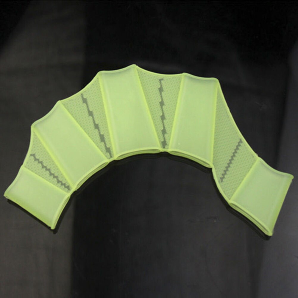 1 para dzieci dorosłych silikonowe ręczne koło łopatkowe płetwy rękawice robić pływania nurkowania