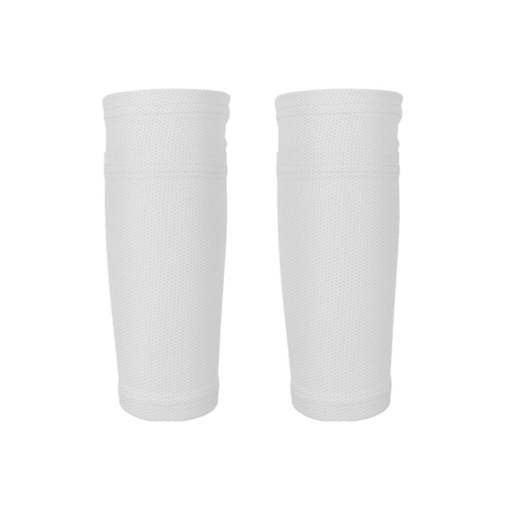 6002 # ghette inserire calzini a lama inserto di copertura calzini da calcio calzini a rete traspiranti per bambini adulti a sei colori: bianca L