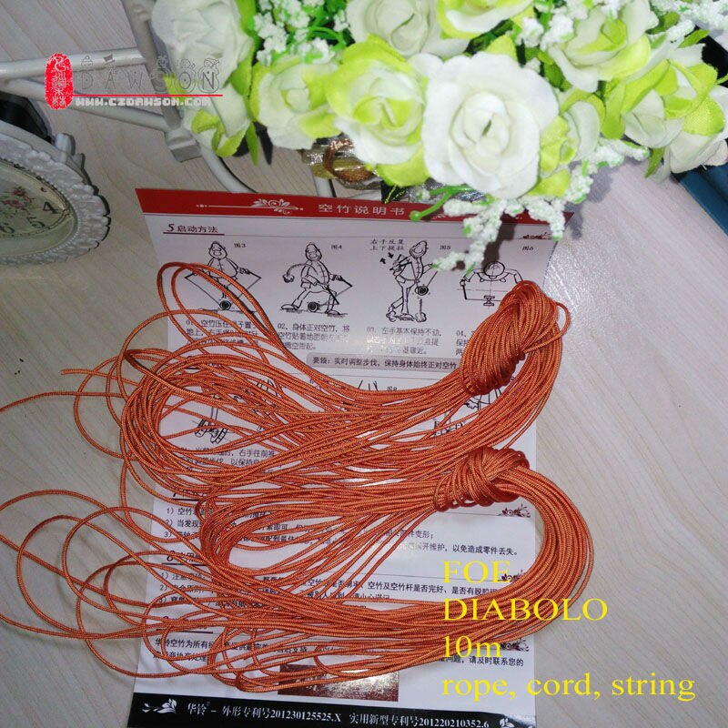 Touw, Koord, Strings Voor Diabolo Chinese Yoyo Kongzhu 10M/20M Lengte Gebonden Aan Handsticks