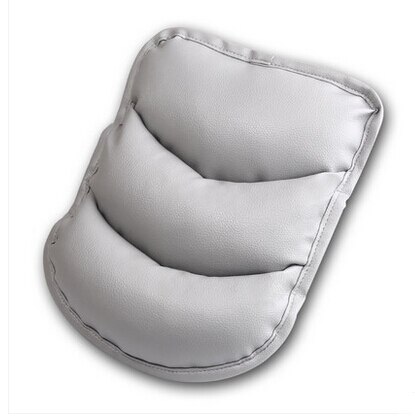 Bil-styling pu skinn bil armlener deksel pad matter for peugeot 206 207 208 301 307 308 407 3008 4008: Grå