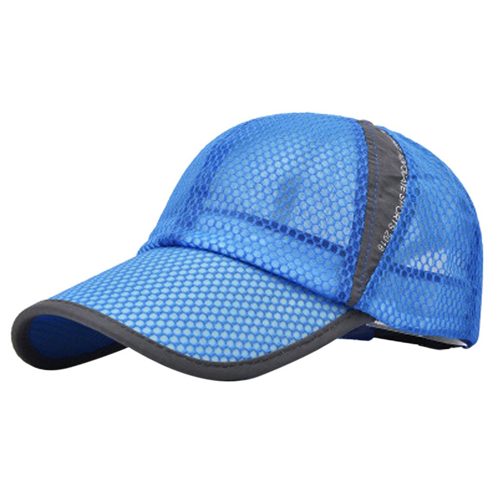 Sommer baseball cap solbeskyttelses hat kvinder kører cykel hætter til mænd justerbar patchwork snapback voksen sport tennis hætter