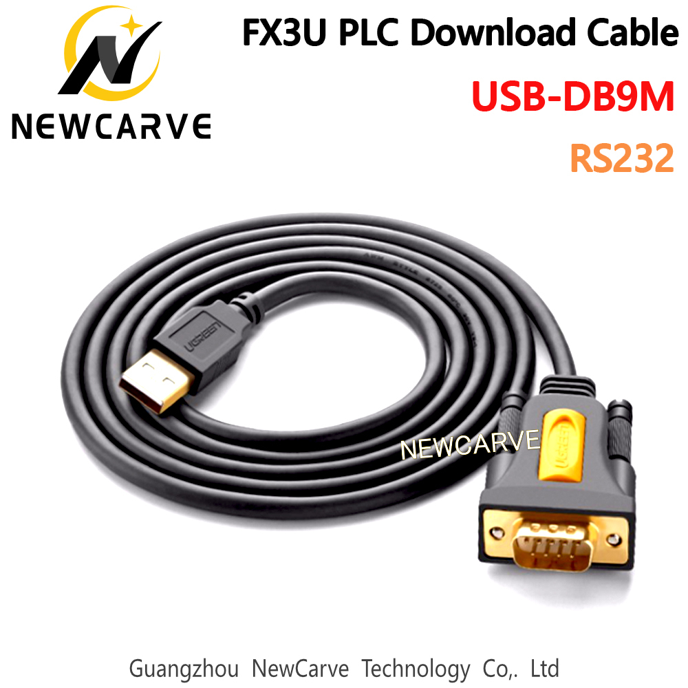 FX3U Plc Naar Pc Kabel Usb Naar RS232 Com-poort Seriële Pda 9 DB9 Pin Kabel Voor Windows 7 8.1 xp Vista Mac Os Usb RS232 Com Newcarve