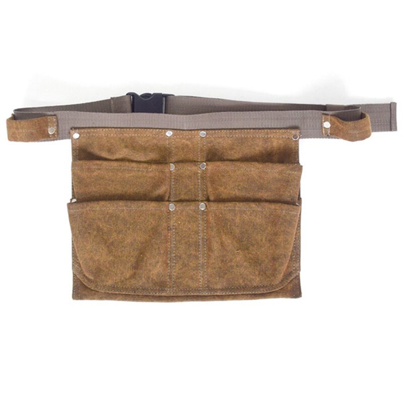 Heavy Duty Waterproof Waxed Canvas Work Apron with Tool Pockets Multi Functional Garden Tools Apron Duty Work Aprons