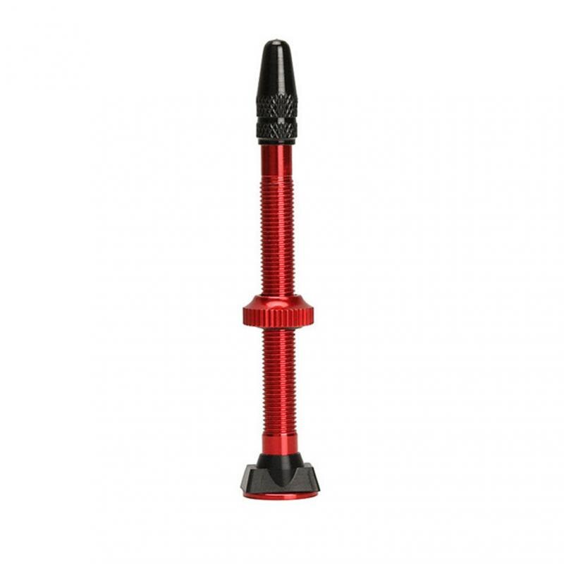 Boquilla de vacío para bicicleta de montaña, boquilla de extensión de vacío sin tubo, válvula francesa, espaciosa, boquilla de Gas, núcleo de válvula: Red-60mm