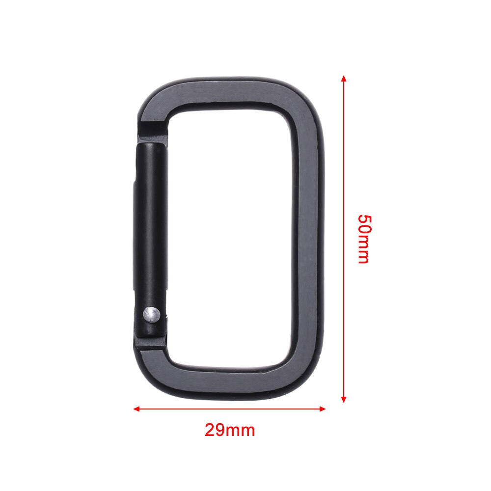 2/5 Stuks Aluminium Plated Ovale Ring Gespen Clips Karabijnhaak Gate Lente voor Purse Handtas Push Trigger Snap Haken Carabiners