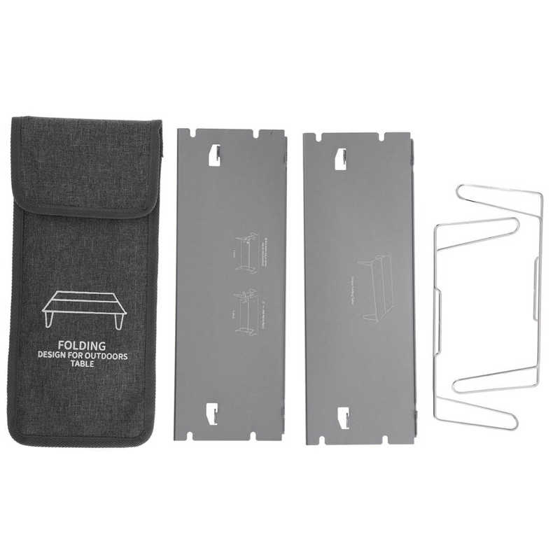 Sammenklappeligt campingbord picnic folde bord aluminiumslegering ultralette udendørs møbler camping vandre desk rejse picnic bord