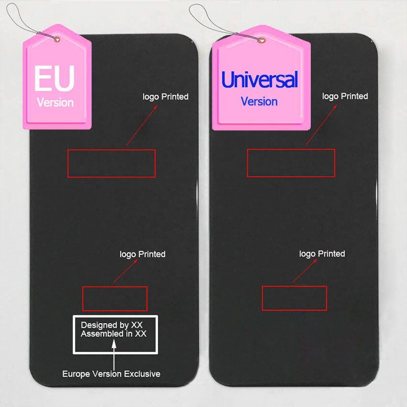Łatwa zmiana Big Hole tylna szyba X XS Max części zamienne pokrywa baterii obudowa na tył telefonu obudowa naprawa telefonu logo z CE US