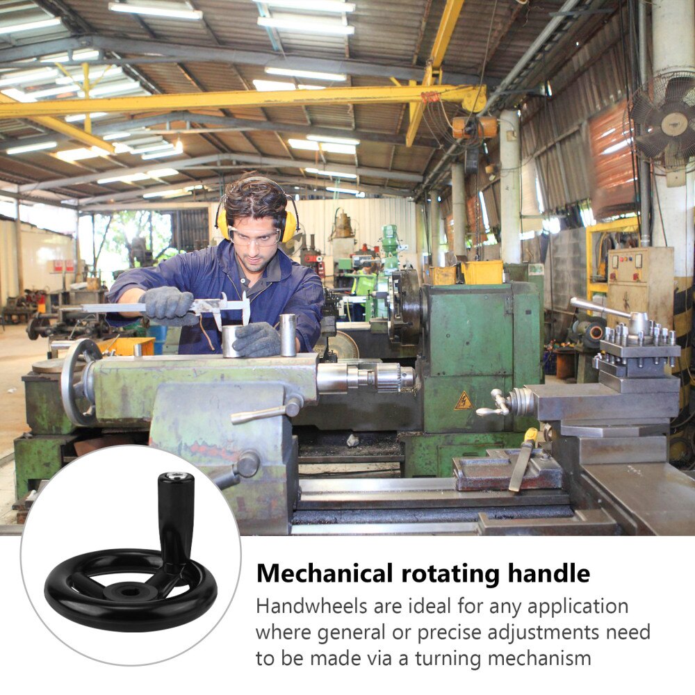 1 Pc Wheel Premium Hand Crank Revolving Wheel Machine Hand Wheel Parts Round Hand Wheel for Industry Worker Machine