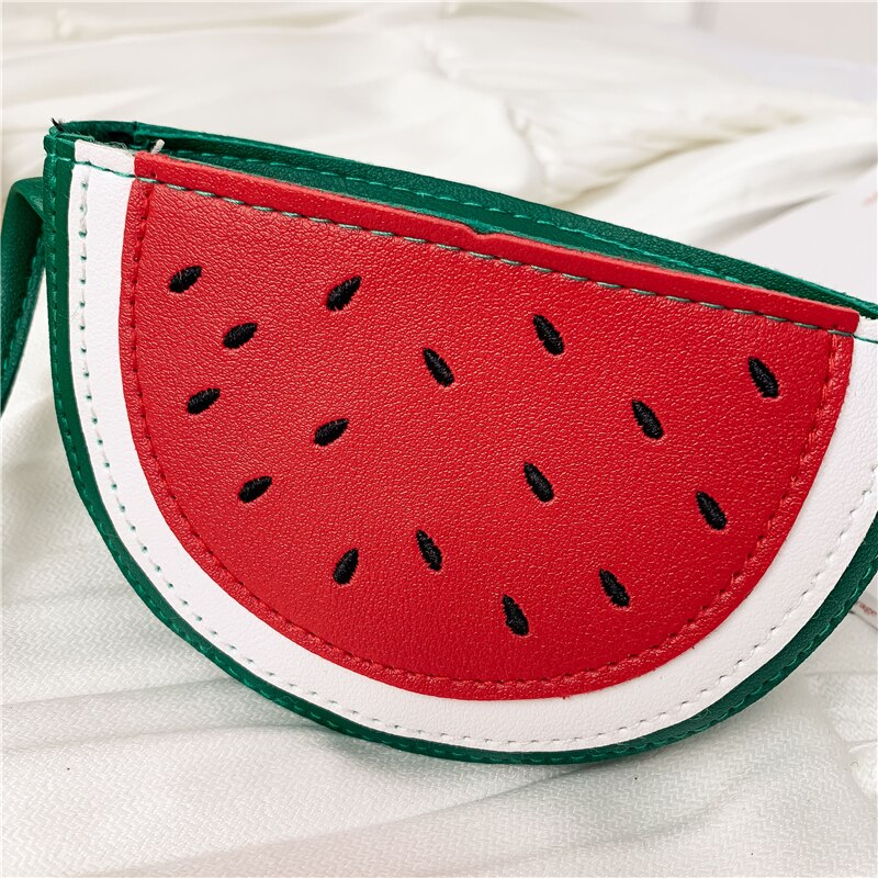 Chongsukei Süße Wassermelone bilden Mini Schulter Tasche Für Baby Mädchen Geldbörse Süße Obst Ananas Kleine Tasche Geldbörse