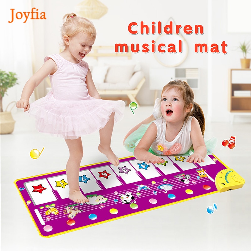 Baby Speelkleed Tapijt Met 8 Dieren Geluiden & Piano Toetsenbord Muziek Instrument Mat Educatief Speelgoed Voor Baby Kids