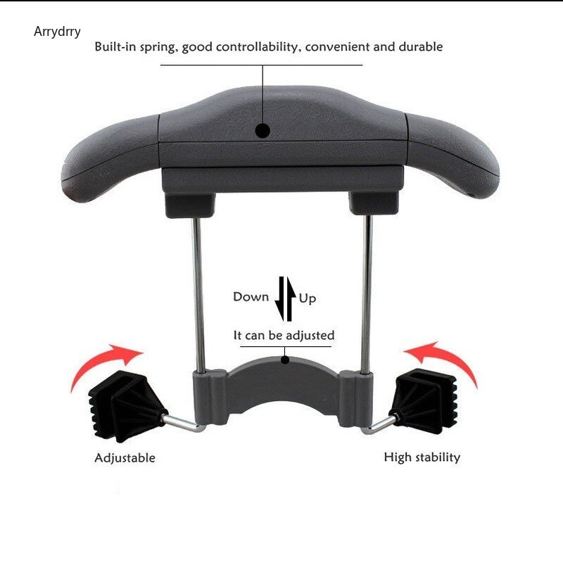 para reposacabezas de asiento de coche de Mini colgador para ropa ajustable percha para Auto de acero inoxidable Durable Ropa Accesorios de coche