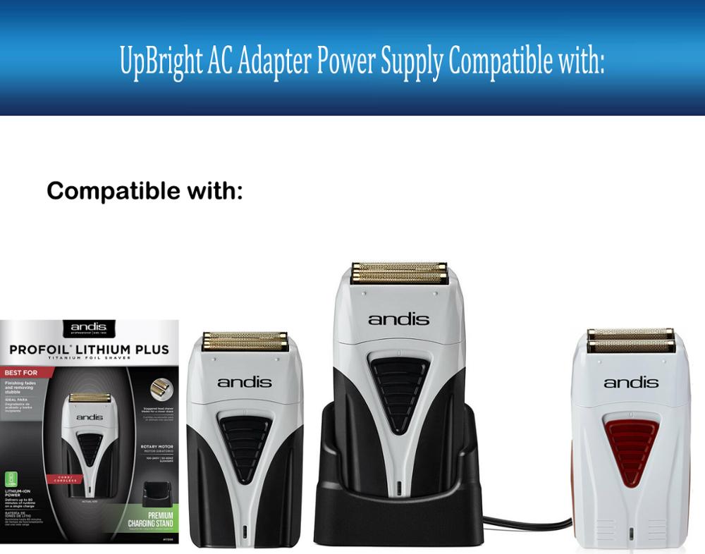 Chargeur de batterie sans fil, adaptateur ca 5V pour rasoir Andis modèle TS-1 #17150 17155 TS1 DC3.7A Profoil au Lithium et à la feuille de titane