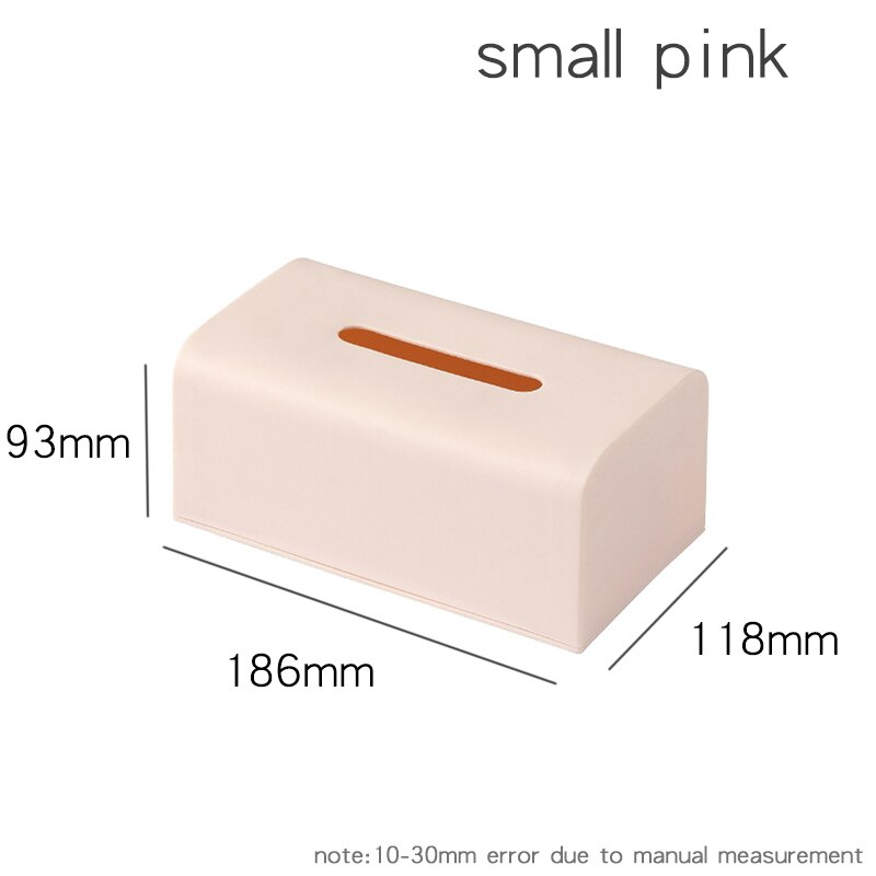 Scatola di fazzoletti di plastica per uso domestico scatola di fazzoletti di carta quadrata porta tovaglioli per auto scaffale di stoccaggio per cucina scatole di fazzoletti semplici ed eleganti: zhijinhe01sl-fen-xia