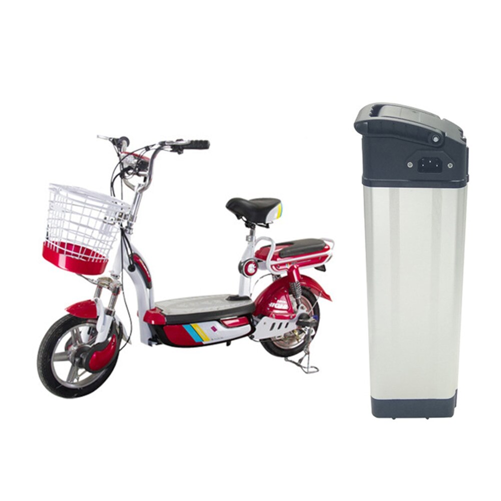 1Pcs Bike Battery Case Aluminum Lithium Battery Box For Electric Bike 36V/48V Large Capacity Holder Case Bicycle Accessories